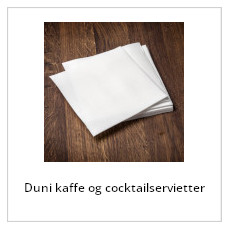 Duni Kaffe og Cocktailservietter